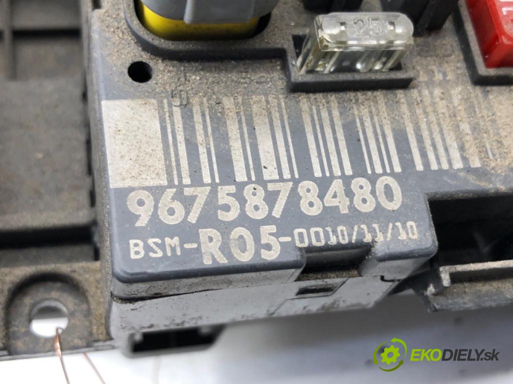 PEUGEOT PARTNER II Nadwozie pełne/minivan 2010 66 kW 1.6 HDi 16V 1560 Modul BSM 9675878480 (Riadiaca jednotka ostatné)