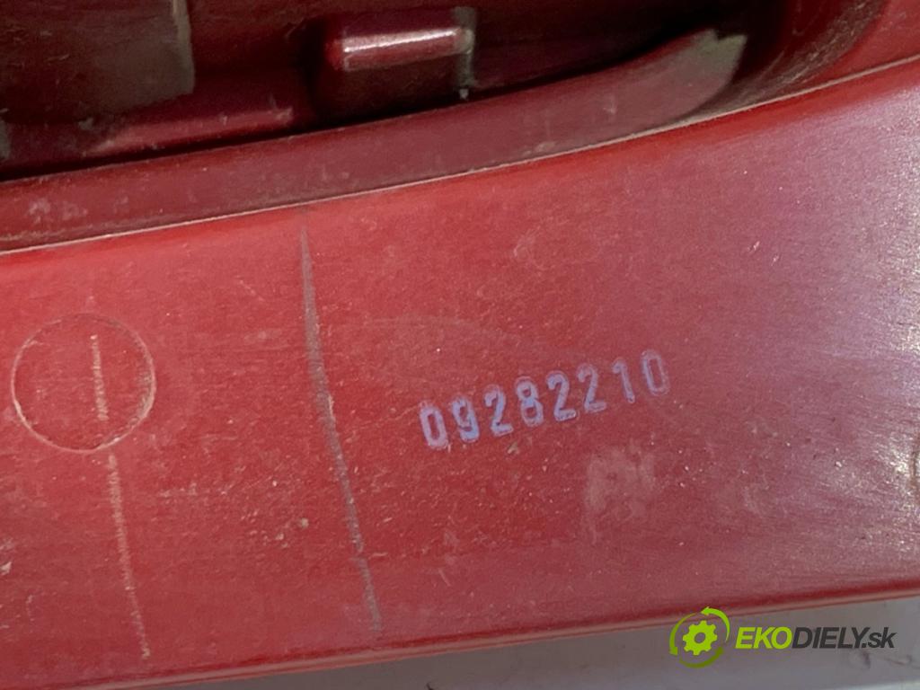PEUGEOT PARTNER II Nadwozie pełne/minivan 2010 66 kW 1.6 HDi 16V 1560 světlo pravý zadní část