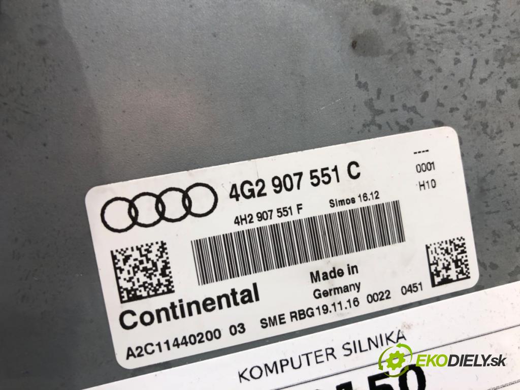 AUDI A7 4G liftback 2017 245 kW 3.0 TFSI quattro 2995 riadiaca jednotka Motor 4G2907551C (Riadiaca jednotka)