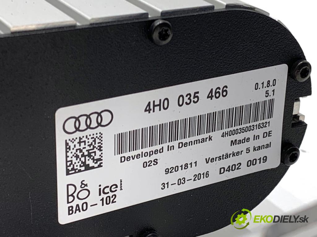 AUDI A8 D4 sedan 2016 445 kW S8 plus quattro 3993 Zosilňovač 4H0035466 (Zosilňovač)