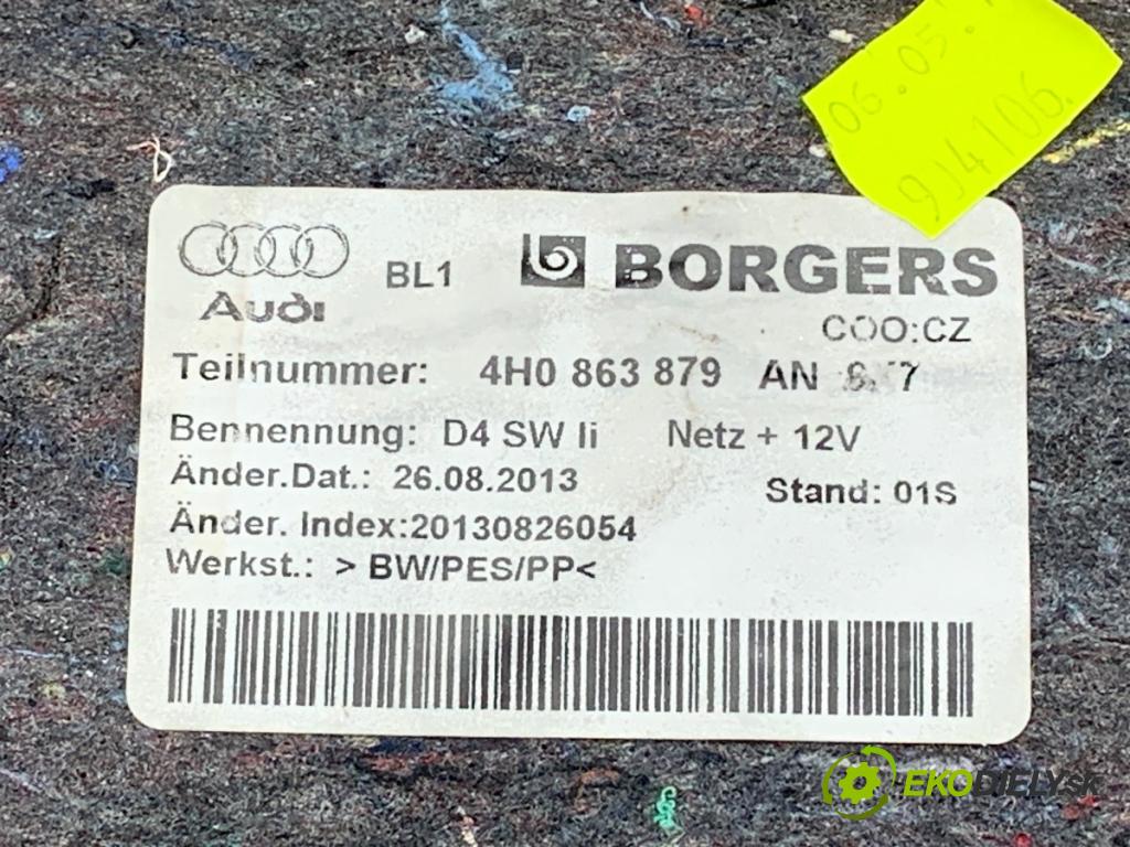 AUDI A8 D4 sedan 2016 445 kW S8 plus quattro 3993 ča kufra levý 4H0863879AN