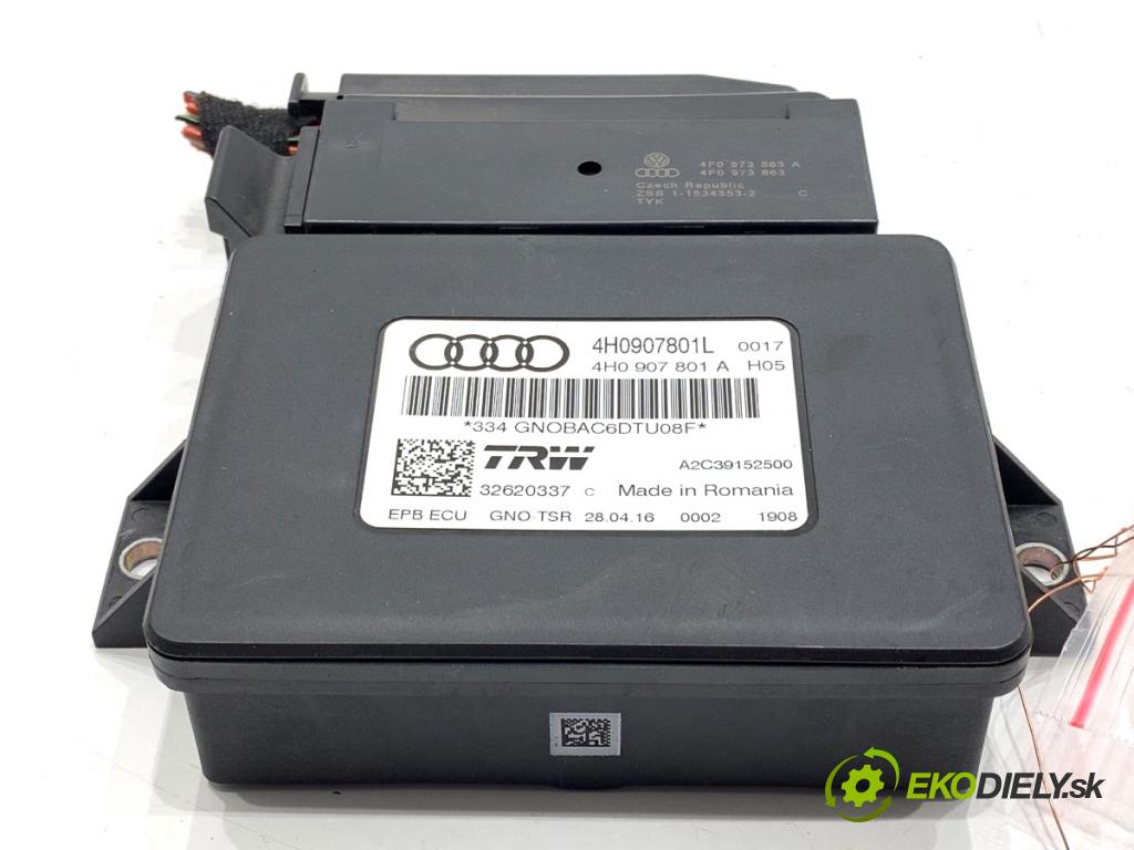 AUDI A8 D4 sedan 2016 445 kW S8 plus quattro 3993 modul brzdy ruční brzdy 4H0907801L