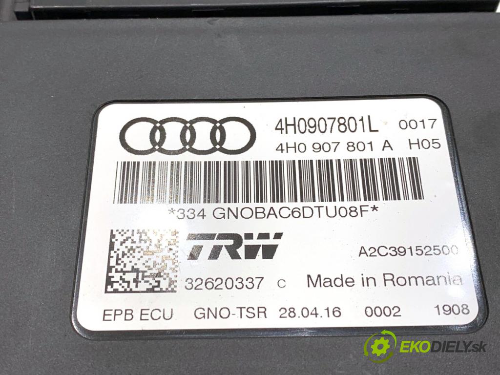 AUDI A8 D4 sedan 2016 445 kW S8 plus quattro 3993 modul brzdy ruční brzdy 4H0907801L