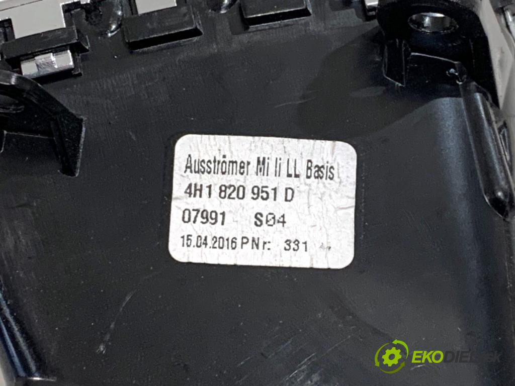 AUDI A8 D4 sedan 2016 445 kW S8 plus quattro 3993 Mriežky kúrenia predný 4H1820951D 4H1820952D