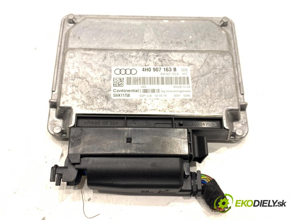 AUDI A8 D4 sedan 2016 445 kW S8 plus quattro 3993 modul řídící jednotka náhonu 4H0907163B