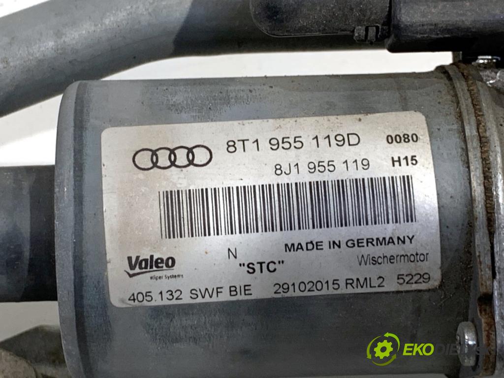 AUDI A5 8T coupe 2016 140 kW 2.0 TDI quattro 1968 mechanismus stěračů přední část 8T1955119D (Motorek stěračů přední)