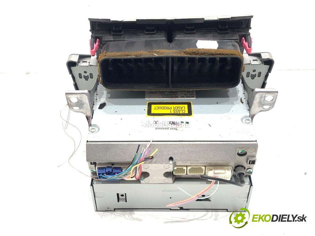 TOYOTA YARIS II liftback 2006 64 kW 1.3 VVT-i (SCP90_) 1298 RADIO 86120-0D210 (Audio zariadenie)