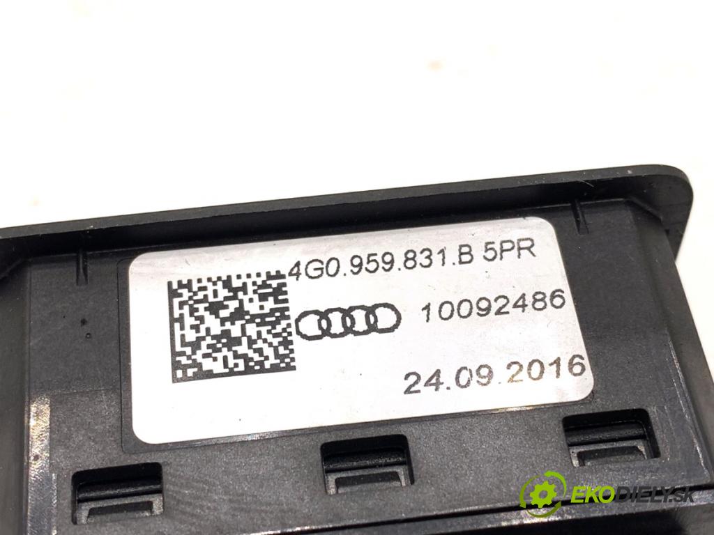 AUDI A7 4G liftback 2017 245 kW 3.0 TFSI quattro 2995 vypínač otvárania dverí 4G0959831B