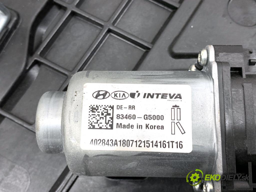 KIA NIRO SUV 2018 77 kW 1.6 GDI Hybrid 1580 mechanismus okna pravý zadní část 83480G5000