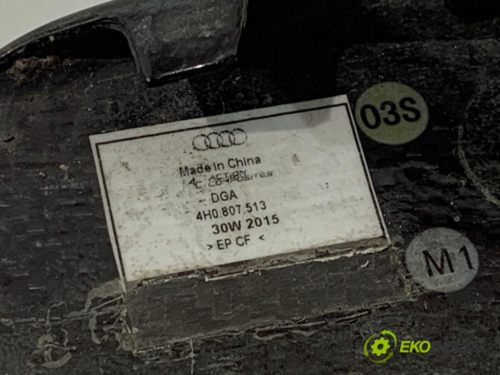 AUDI A8 D4 sedan 2016 445 kW S8 plus quattro 3993 Spoiler lišta nárazníka predný CARBON: 4H0807513