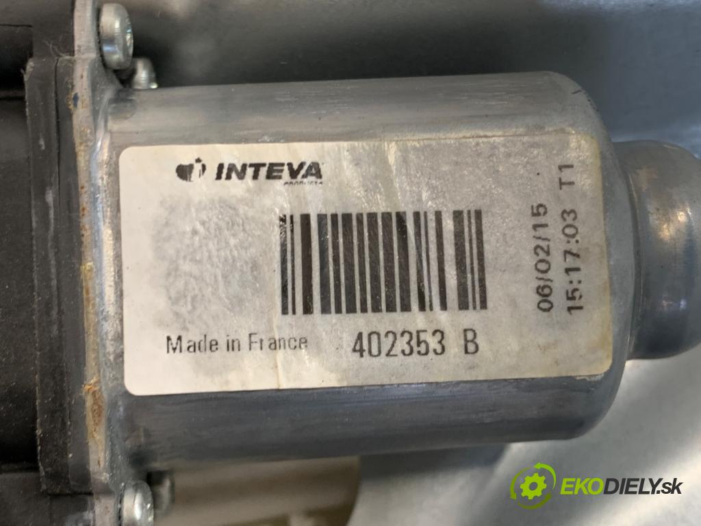 HYUNDAI ix35 SUV 2015 99 kW 1.6 1591 mechanismus okna pravý zadní část 83480-2Y010