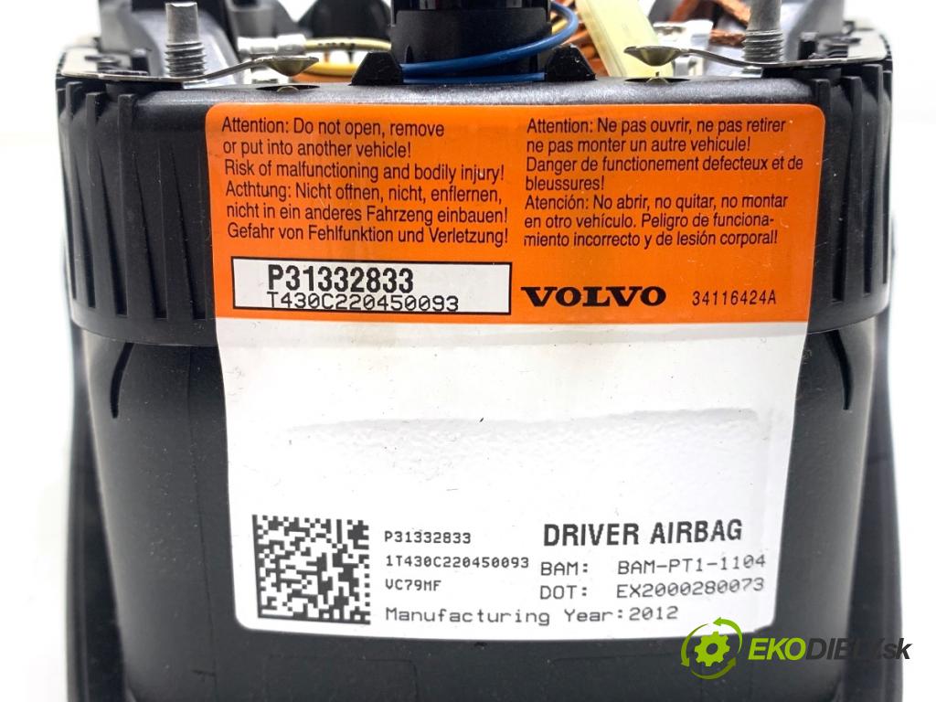 VOLVO XC60 I SUV 2012 158 kW D5 AWD 2400 AirBag volantu P31332833 (Airbag)