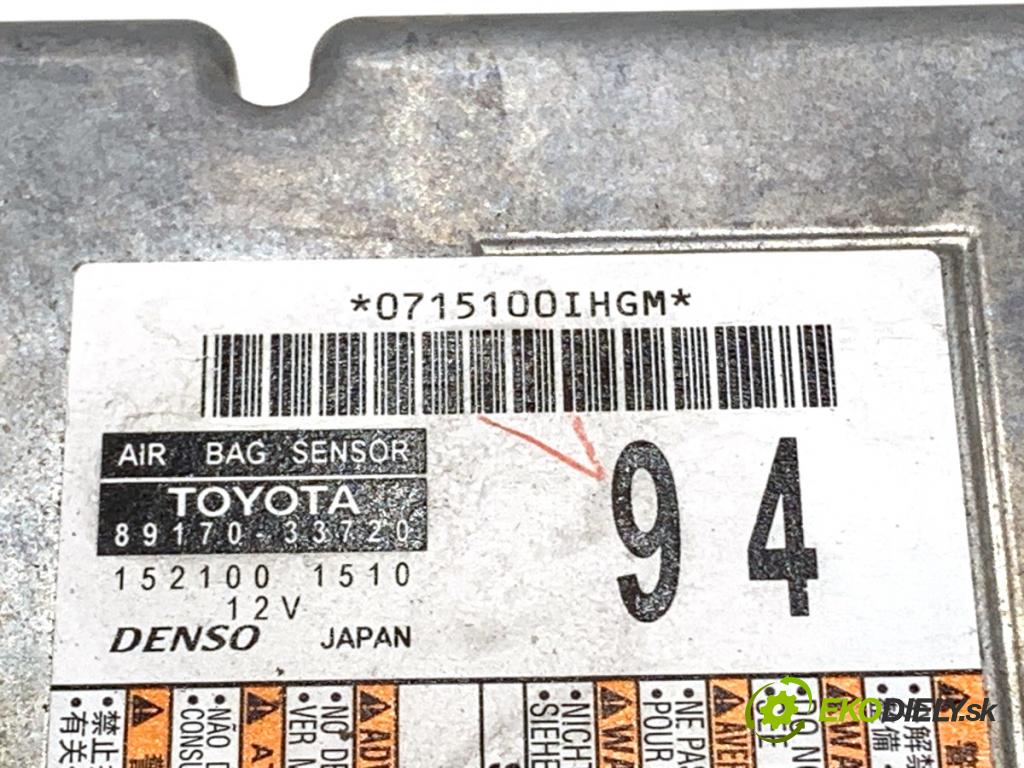 TOYOTA CAMRY sedan 2019 131 kW 2.5 Hybrid (AXVH71_) 2487 senzor airbag 89170-33720 (Snímač)