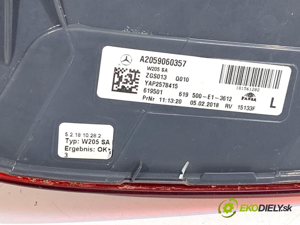 MERCEDES-BENZ KLASA C sedan 2016 270 kW C 450 AMG 4-matic (205.064) 2996 světlo levý zadní část A2059060357