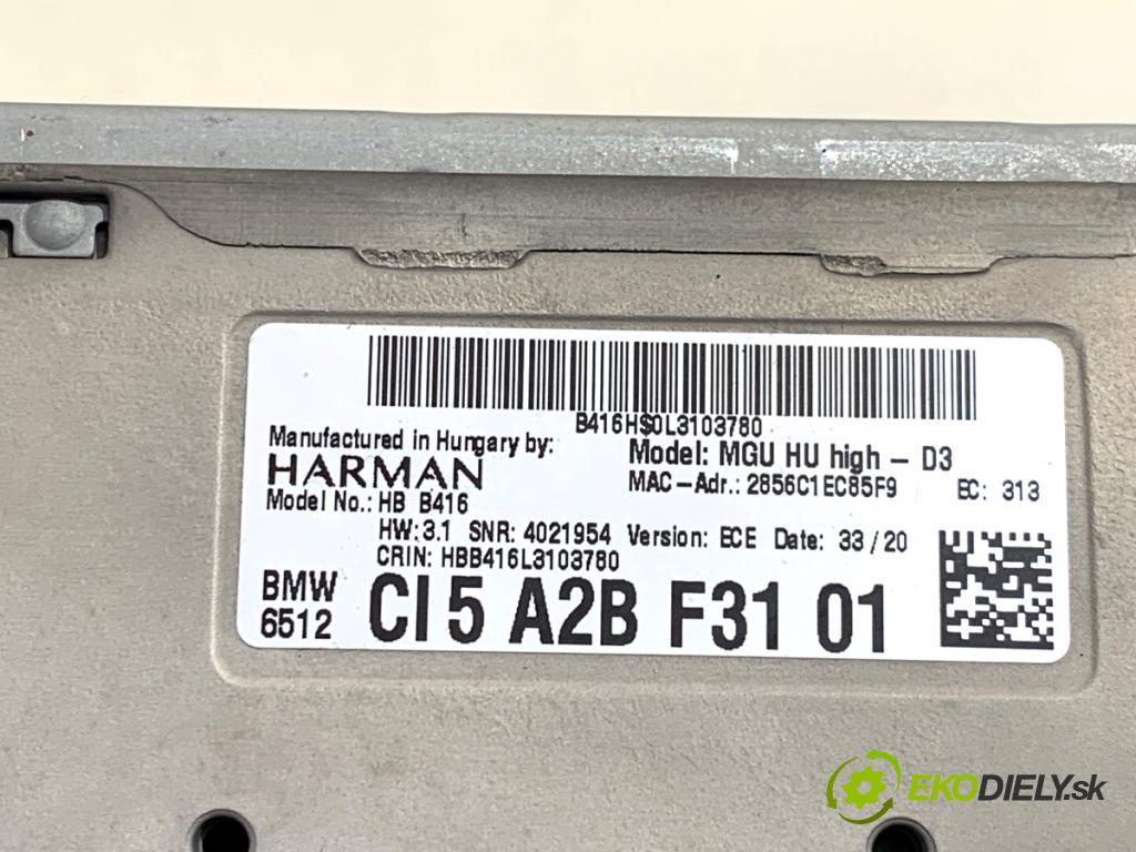 BMW G30 sedan 2020 140 kW 520 d xDrive 1995 RADIO mavigace 5A2BF31 (Audio zařízení)