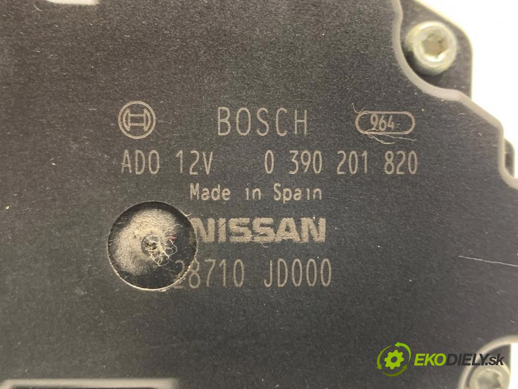 NISSAN QASHQAI J10 SUV 2011 104 kW 2.0 1997 motor stěračů zadní část 28710JD000