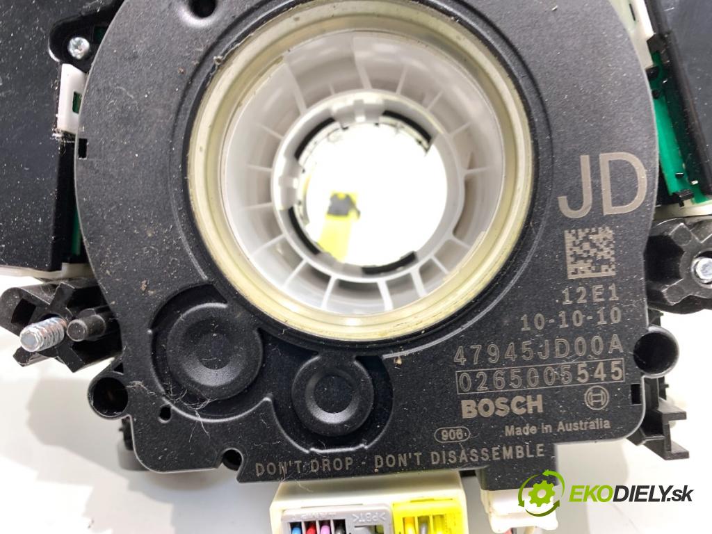 NISSAN QASHQAI J10 SUV 2011 104 kW 2.0 1997 přepínač kombinovaný 47945JD00A (Páčky pod volantem)