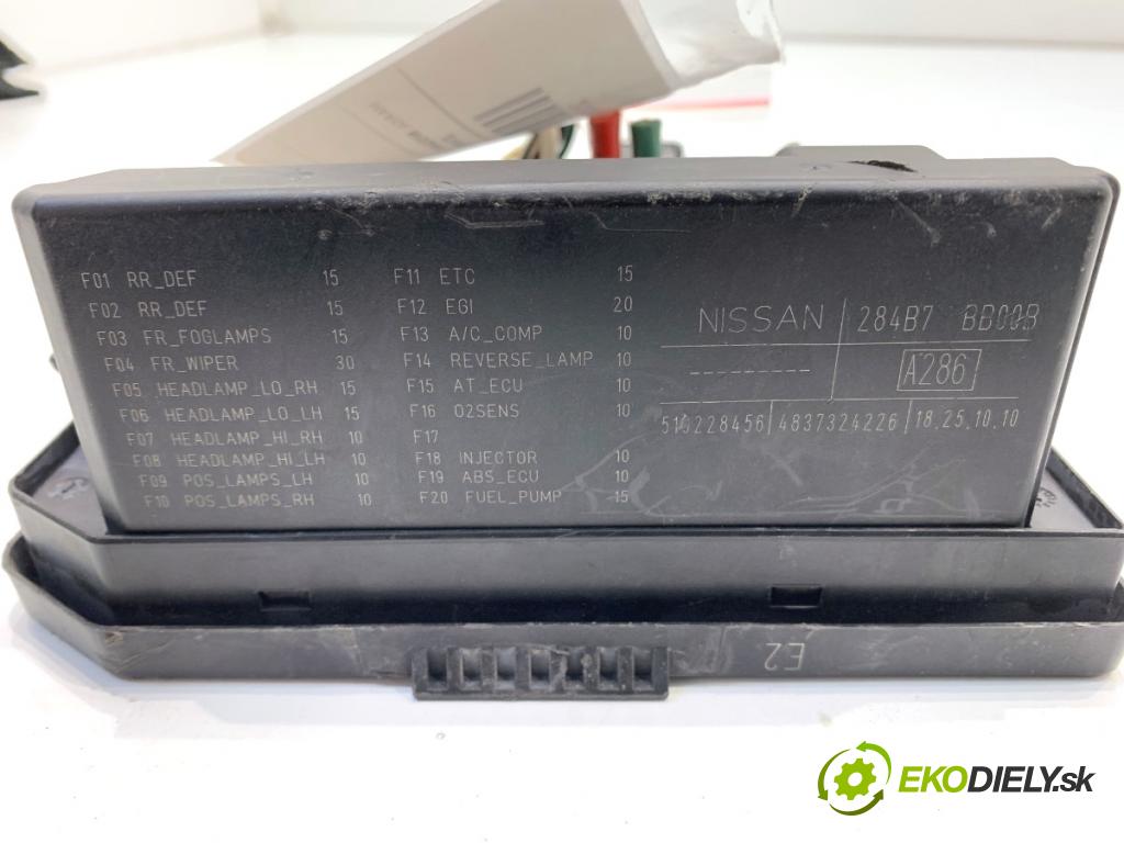 NISSAN QASHQAI J10 SUV 2011 104 kW 2.0 1997 modul BSI 284B7BB00B (Pojistková skříňka)