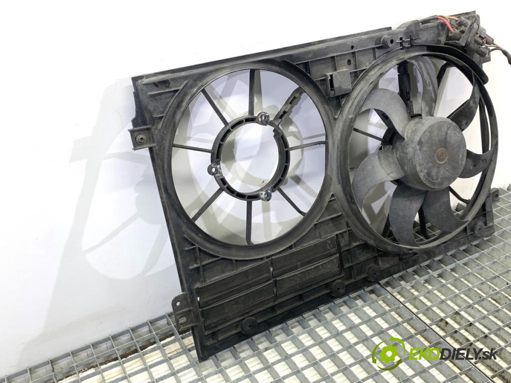 VW PASSAT CC B6 coupe 2011 103 kW 2.0 TDI 1968 Ventilátor chladiča 1K0121207BC (Ventilátor)