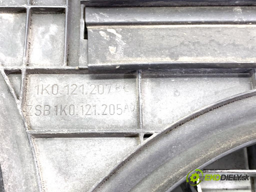 VW PASSAT CC B6 coupe 2011 103 kW 2.0 TDI 1968 Ventilátor chladiča 1K0121207BC (Ventilátor)