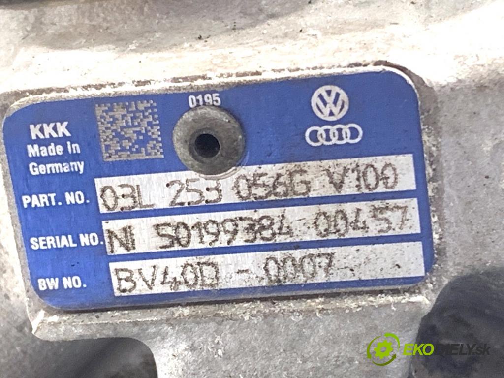 VW PASSAT CC B6 coupe 2011 103 kW 2.0 TDI 1968 Turbodúchadlo,turbo 03L253056G (Turbodúchadlo (kompletné))