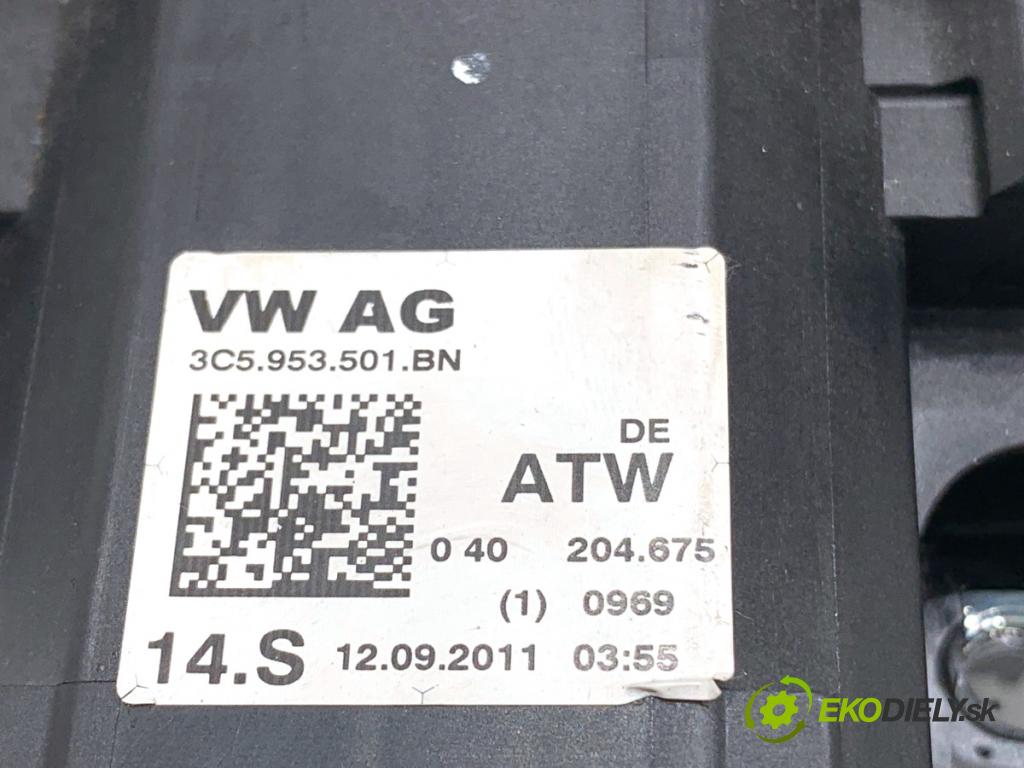 VW PASSAT CC B6 coupe 2011 103 kW 2.0 TDI 1968 přepínač kombinovaný 3C5953501BN (Páčky pod volantem)
