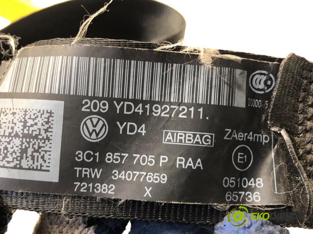 VW PASSAT CC B6 coupe 2011 103 kW 2.0 TDI 1968 držák bezpečnost levý přední část 3C1857705P