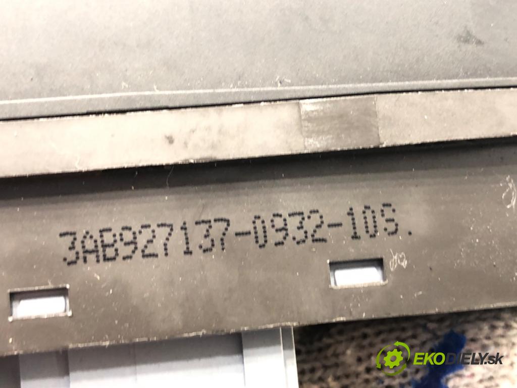 VW PASSAT CC B6 coupe 2011 103 kW 2.0 TDI 1968 Spínač brzdy ručnej brzdy 3AB927137 (Prepínacie páčky pod volantom)