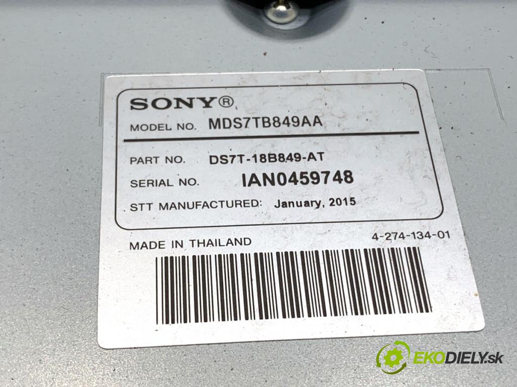 FORD S-MAX nadwozie wielkoprzestrzenne (MPV) 2015 110 kW 2.0 TDCi 1997 zesilovač DS7T-18B849-AT (Zesilovač)