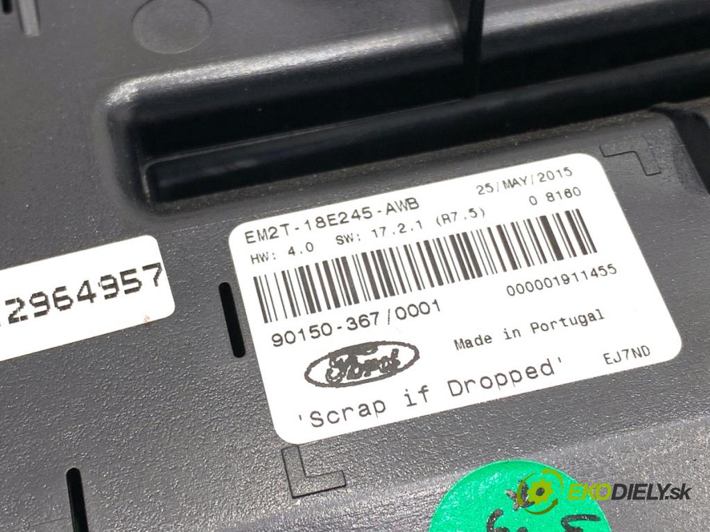 FORD S-MAX nadwozie wielkoprzestrzenne (MPV) 2015 110 kW 2.0 TDCi 1997 Panel ovládania kúrenia EM2T-18E245-AWB (Prepínacie páčky pod volantom)