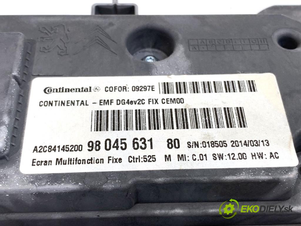 CITROEN DS5 liftback 2014 133 kW 2.0 BlueHDi 180 1997 Dislpej 9804563180 (Prístrojová doska)
