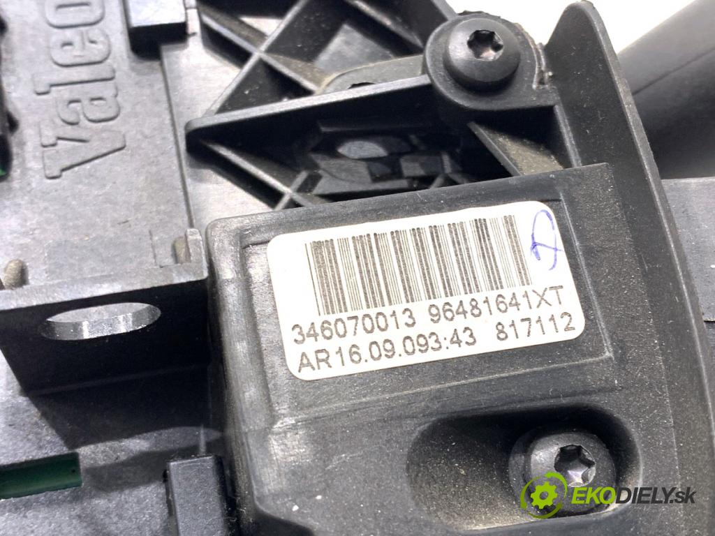 CITROEN C4 PICASSO I nadwozie wielkoprzestrzenne (MPV) 2009 80 kW 1.6 HDi 1560 Prepínač kombinovaný 96656018XT (Prepínacie páčky pod volantom)