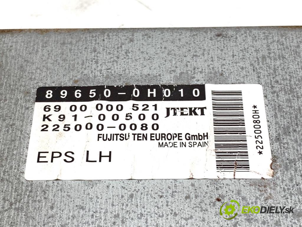 PEUGEOT 107 liftback 2008 50 kW 1.0 998 modul servočerpadlo 89650-0H010 (Řídící jednotka ostatní)