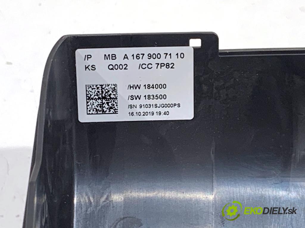 MERCEDES-BENZ GLE SUV 2020 270 kW GLE 450 EQ Boost 4-matic (167.157) 2498 přepínač kombinovaný A1679007110 (Páčky pod volantem)