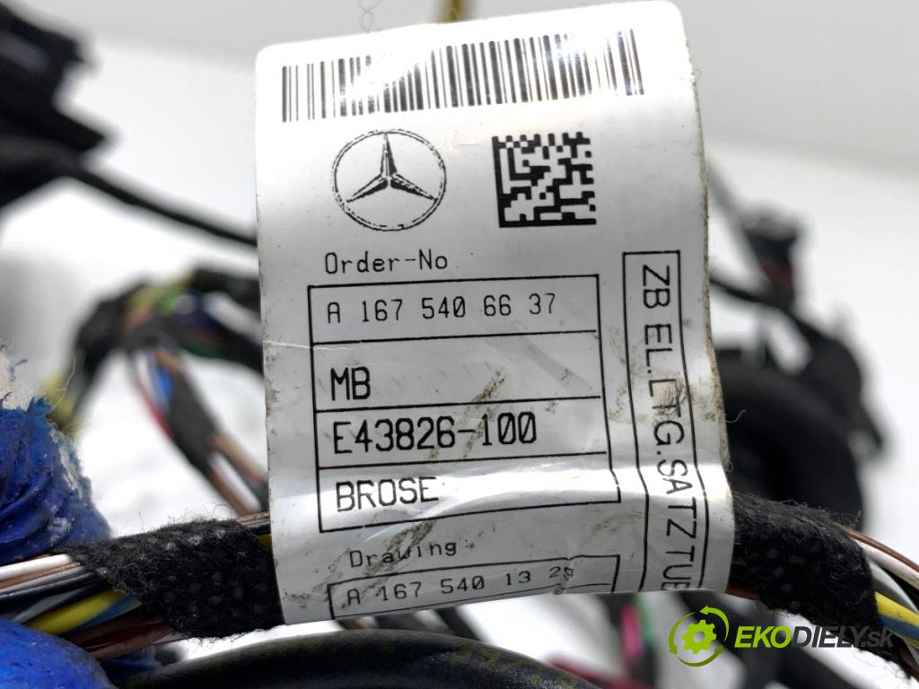 MERCEDES-BENZ GLE SUV 2020 270 kW GLE 450 EQ Boost 4-matic (167.157) 2498 Káblovačka Dvere predný pravy A1675401329