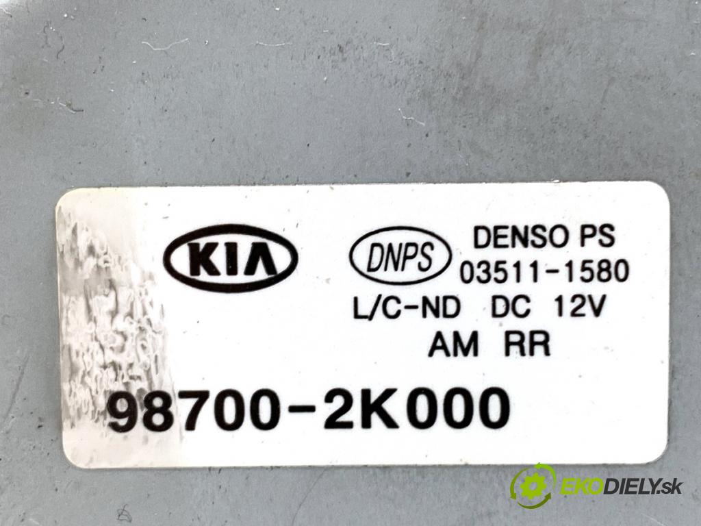 KIA SOUL I liftback 2009 94 kW 1.6 CRDi 128 1582 motor stěračů zadní část 98700-2K000