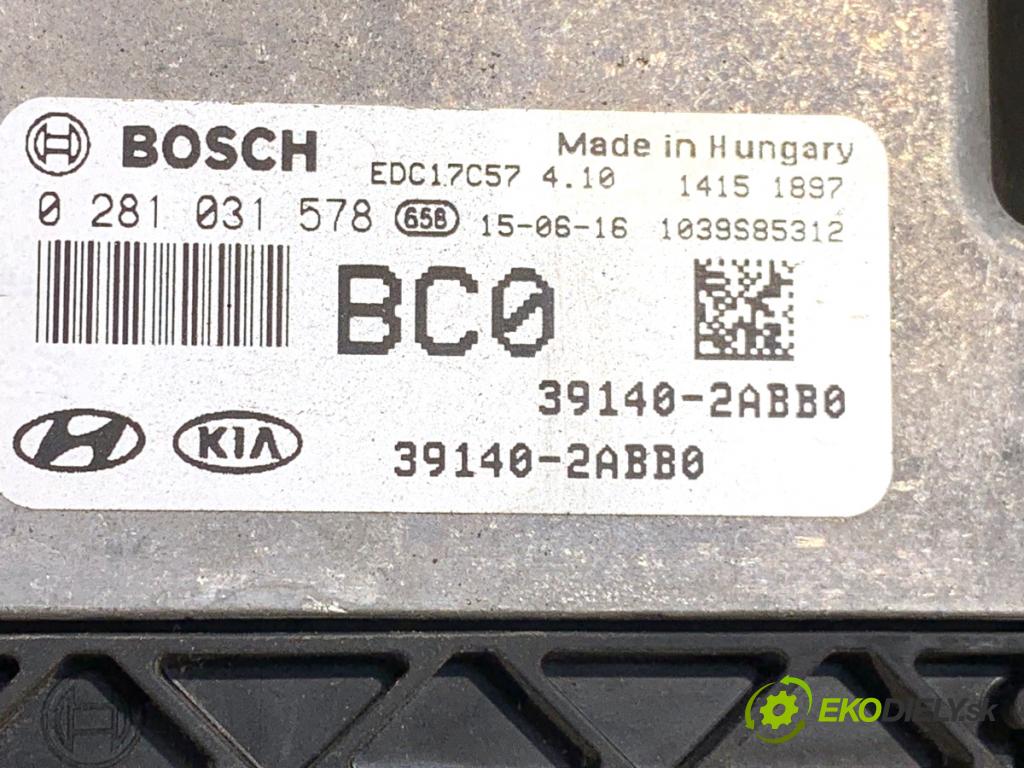 HYUNDAI TUCSON SUV 2015 85 kW 1.7 CRDi 1685 riadiaca jednotka Motor 39140-2ABB0 (Riadiaca jednotka)