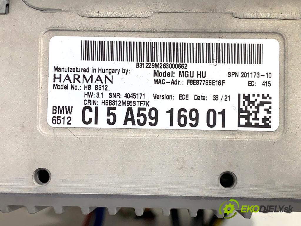 BMW G31 Kombi 2021 135 kW 530 e Plug-in-Hybrid xDrive 1998 RADIO Navigácia 5A59169 (Audio zariadenie)