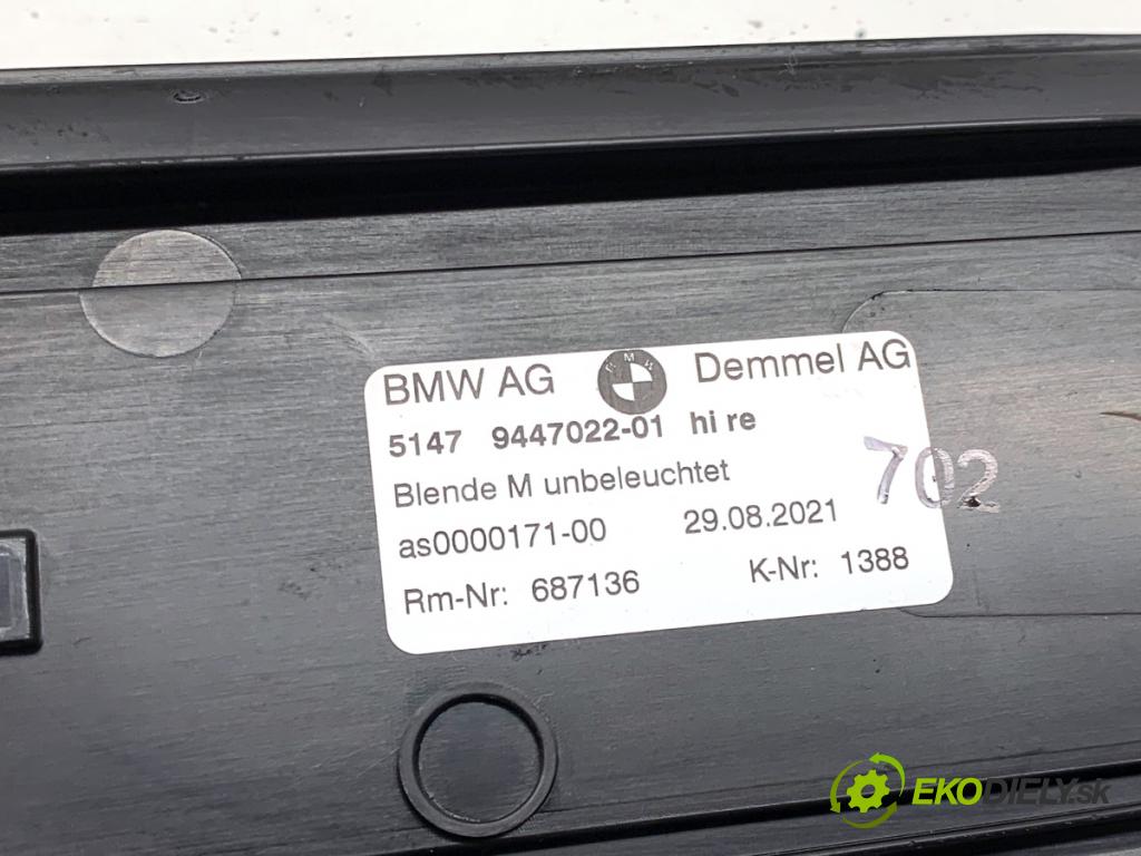 BMW G31 Kombi 2021 135 kW 530 e Plug-in-Hybrid xDrive 1998 lišty gumy pedálu PROGOWE M-Paket 5A0DB65