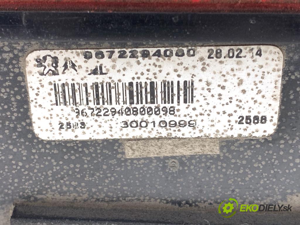 CITROEN DS5 liftback 2014 133 kW 2.0 BlueHDi 180 1997 Svetlo nárazníka zad 9672294080