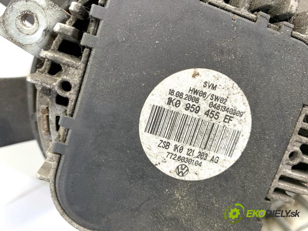 SKODA OCTAVIA II Kombi 2008 77 kW 1.9 TDI 1896 Ventilátor chladiča 1K0959455EF (Ventilátor)
