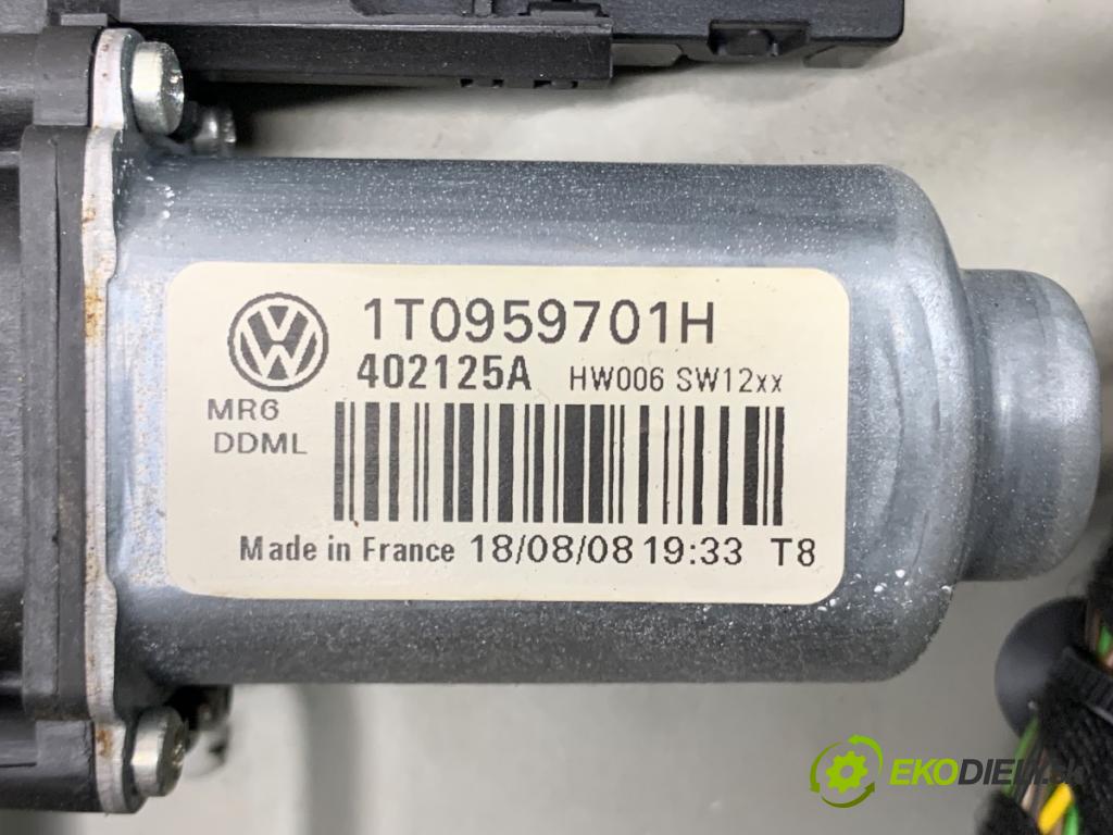 SKODA OCTAVIA II Kombi 2008 77 kW 1.9 TDI 1896 Mechanizmus okna ľavy predný 1T0959701H 1K0959793J