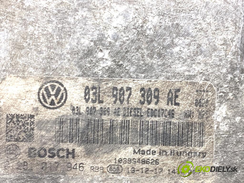 VW PASSAT B7 Kombi 2014 103 kW 2.0 TDI 1968 řídící jednotka motora 03L907309AE (Řídicí jednotka)