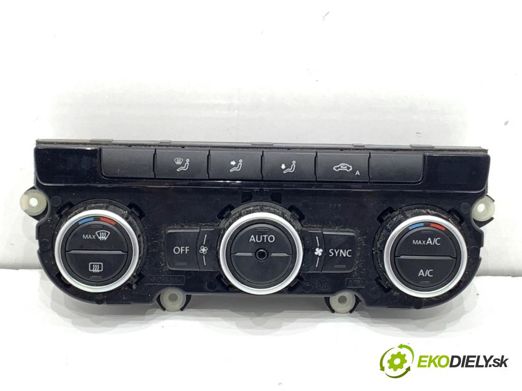 VW PASSAT B7 Kombi 2014 103 kW 2.0 TDI 1968 Panel ovládania kúrenia 3AA907044BP (Prepínacie páčky pod volantom)