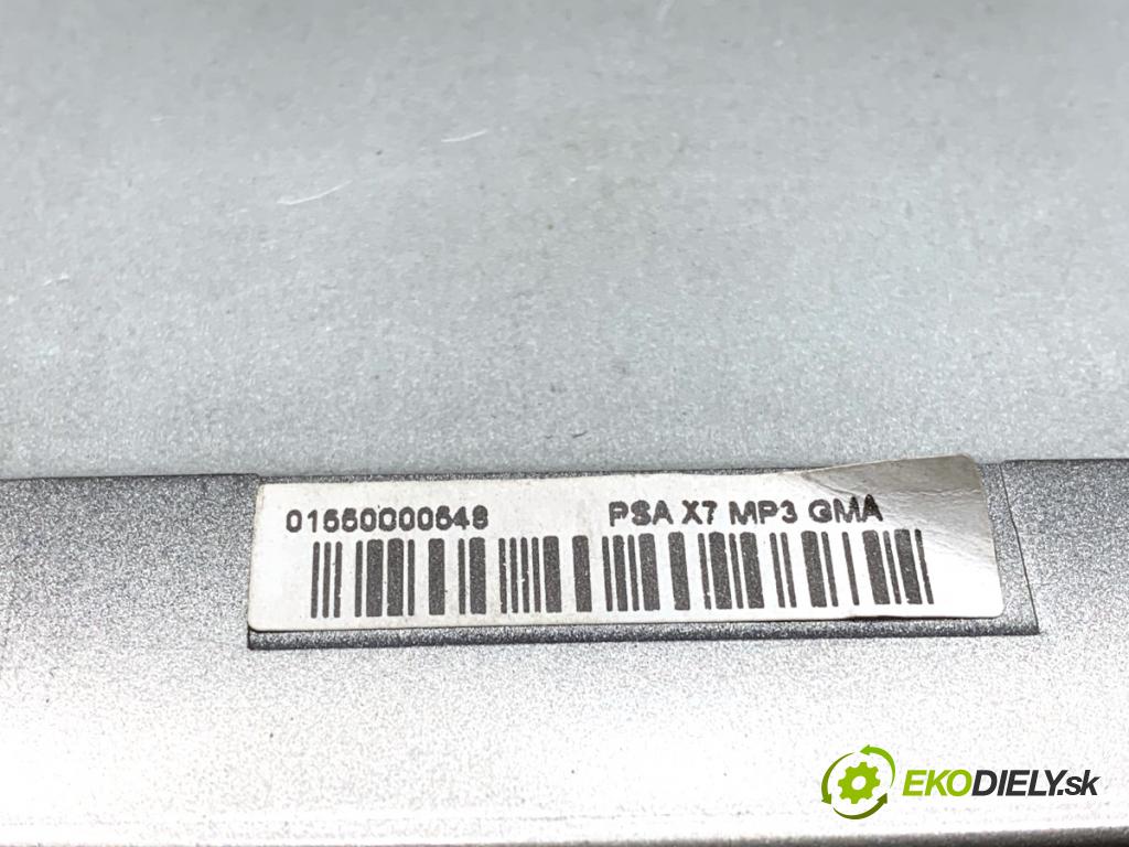 CITROEN C5 III sedan 2009 103 kW 2.0 HDi 140 1997 RADIO 9666393877 (Audio zariadenie)