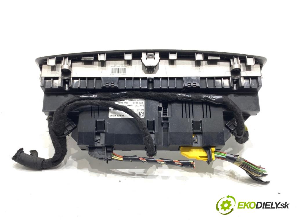 CITROEN C5 III sedan 2009 103 kW 2.0 HDi 140 1997 Panel ovládania kúrenia 96829415 (Prepínacie páčky pod volantom)