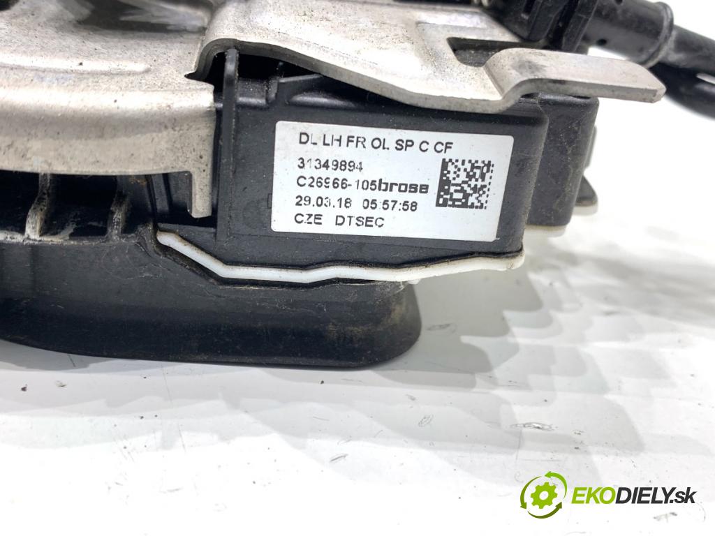 VOLVO XC60 II SUV 2018 140 kW D4 AWD 1969 zámok dveře levý přední část 31349894