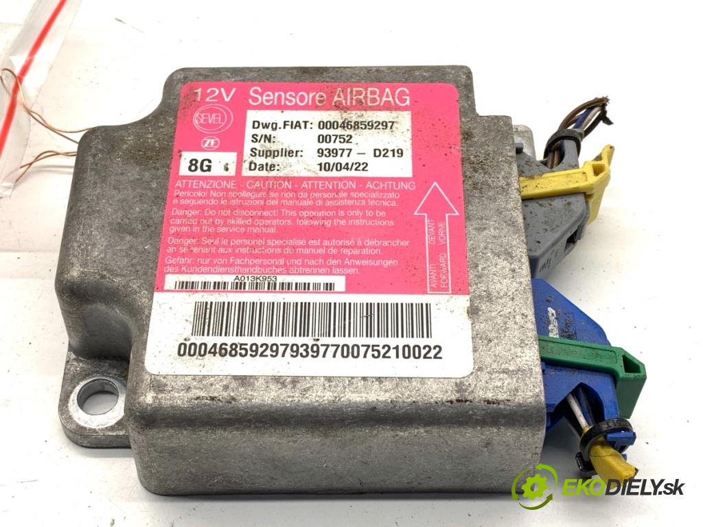OPEL MOVANO C Platforma / podwozie 2022 103 kW 2.2 D 2179 senzor airbag 00046859297 (Snímač)