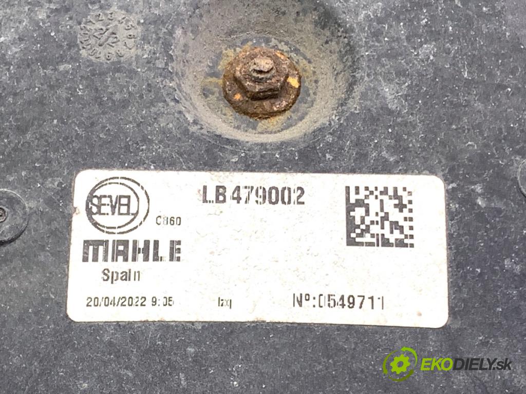OPEL MOVANO C Platforma / podwozie 2022 103 kW 2.2 D 2179 Ventilátor chladiča 52181956 (Ventilátor)