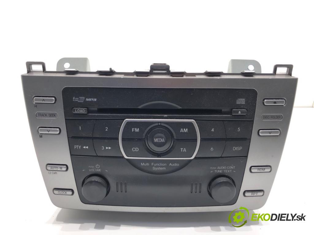 MAZDA 6 GH Kombi 2008 108 kW 2.0 MZR (GHEFW) 1999 RADIO GS1E669RXA (Audio zařízení)